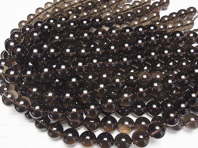 Smoky Quartz AAA Round 14mm 1/4 or 1strand beads (aprx.15inch/36cm)