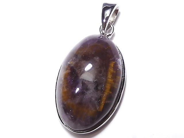 [Video] [One of a kind] Red Amethyst (Party Color Amethyst) AAA Pendant Silver925 NO.39