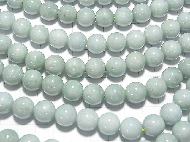 Burma Jadeite AAA- Round 12mm [2mm hole] half or 1strand beads (aprx.15inch/37cm)