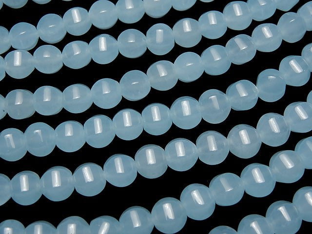 1strand $5.79! Light blue Jade 6 Faceted 8 mm 1 strand beads (aprx.15 inch / 38 cm)
