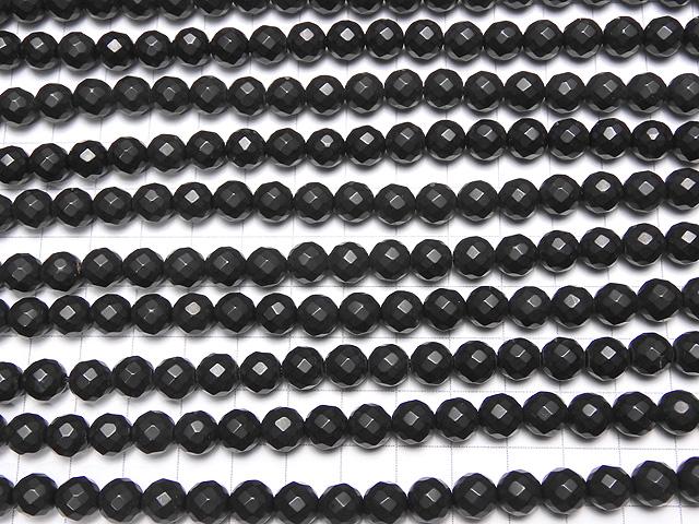 1strand $9.79! Frost Onyx 64 Faceted Round 10 mm 1strand beads (aprx.15 inch / 38 cm)