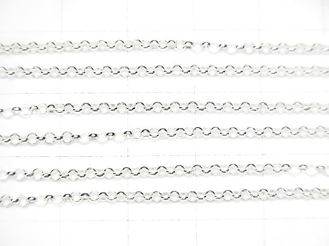 Silver925 Roro chain 2.0 mm sterling silver Finish 10 cm $0.99!