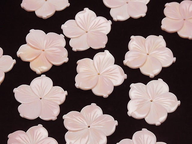 [Video] Queen Conch Shell AAA Flower carving 30 mm central hole 1 pc $5.79!