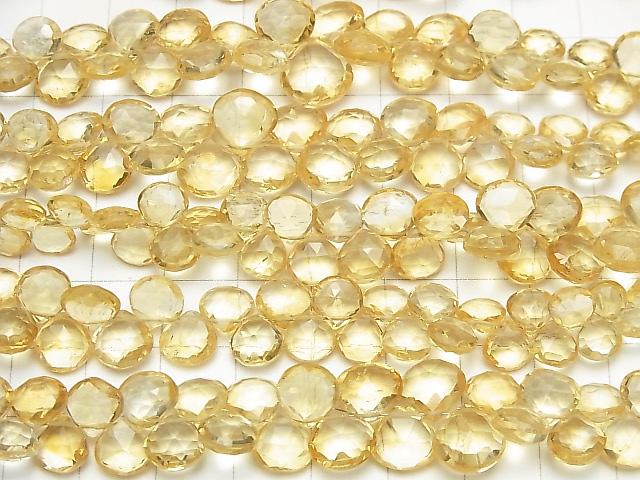 [Video]High Quality Citrine AAA Chestnut  Faceted Briolette  half or 1strand beads (aprx.7inch/18cm)
