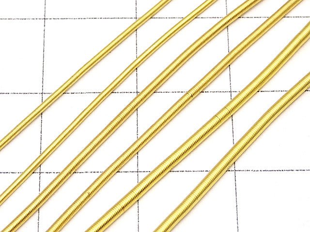 French wire [0.8 mm] [0.9 mm] [1.4 mm] gold, silver color 1 pc beads (aprx.12 inch / 30 cm)