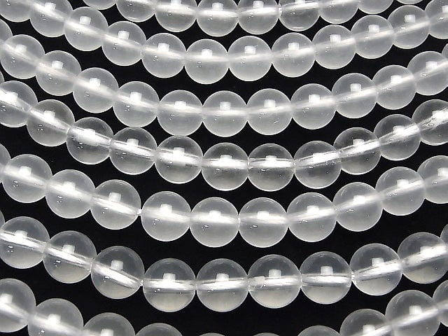 Milky Quartz AAA Round 12 mm [2 mm hole] half or 1 strand beads (aprx.15 inch / 36 cm)