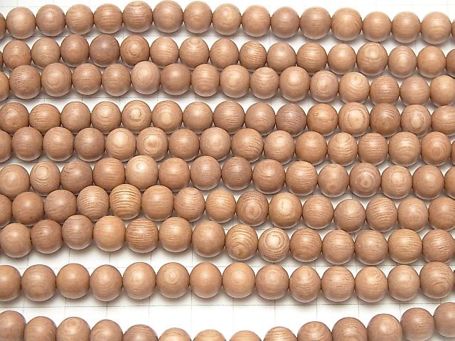 Rosewood Semi Round 8mm 1strand beads (aprx.15inch / 38cm)