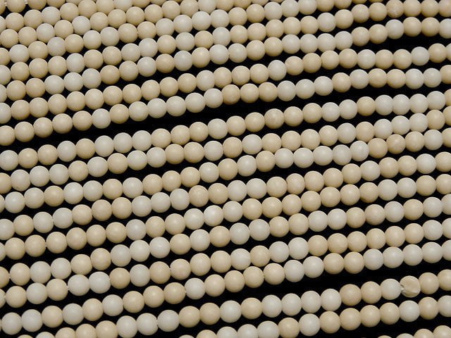 [Video] Riverstone Frost Processing (Matte) Round 3mm 1strand beads (aprx.15inch / 37cm)