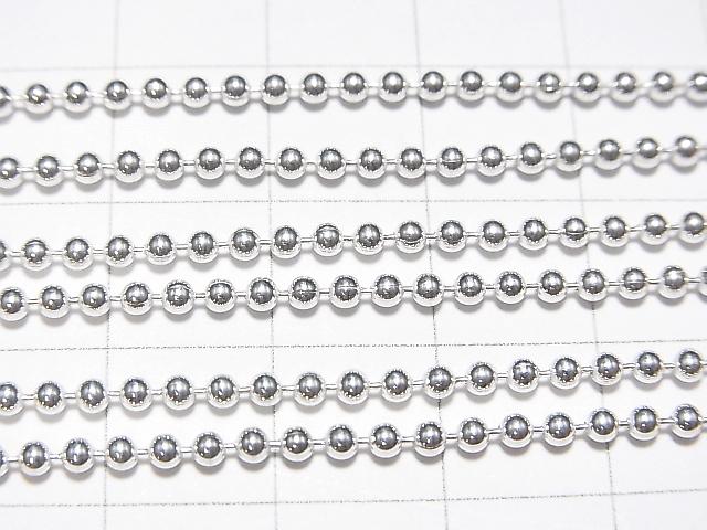 Silver925 Ball Chain 2.0mm Sterling Silver Finish 1pc