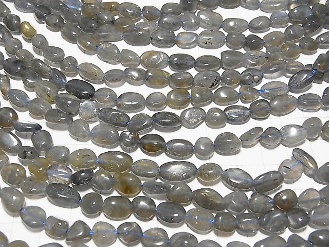 1strand $5.79! Labradorite AA++ Small Size Oval -Nugget  1strand beads (aprx.12inch/30cm)
