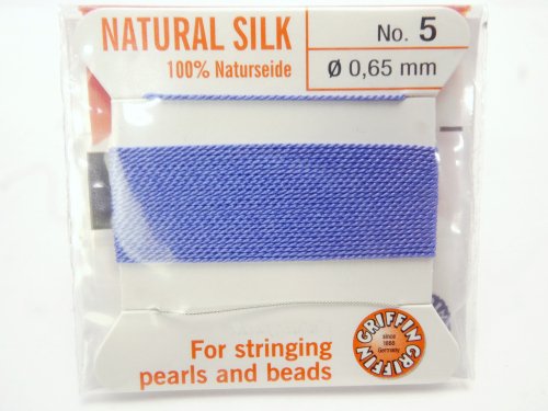 Griffin Cord (Silk Bead Cord Thread) [0.30mm-0.70mm] Blue 1pc