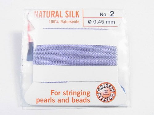 Griffin Cord (Silk Bead Cord Thread) [0.30mm-0.70mm] Lilac 1pc