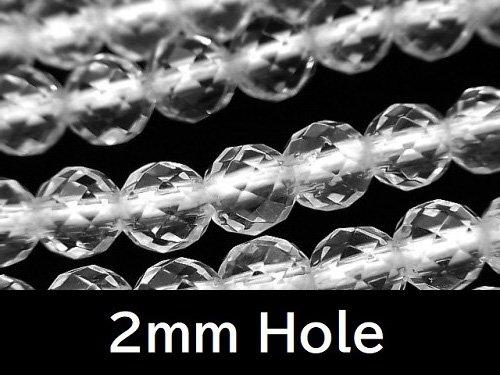 [Video] Crystal AAA 64 Faceted Round 8 mm [2 mm hole] half or 1 strand beads (aprx.15 inch / 36 cm)