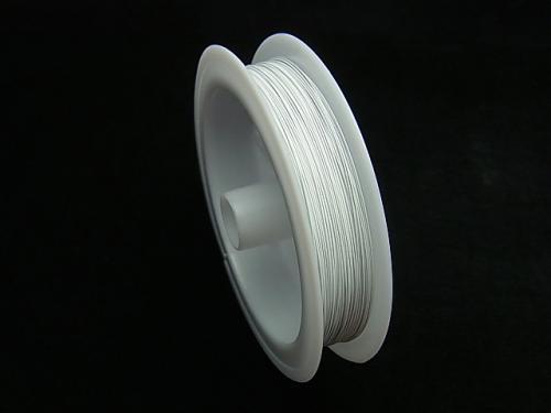 Nylon Coated Wire White 1roll $2.19