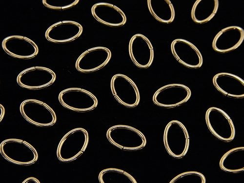 14KGF Oval Jump Ring [4.5mm][5mm][6mm][7mm] 10pcs