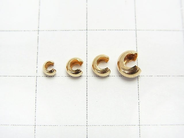 New size available! 14KGF Crimp Cover 2.4mm,3mm,3.2mm,3.5mm,4mm 10pcs