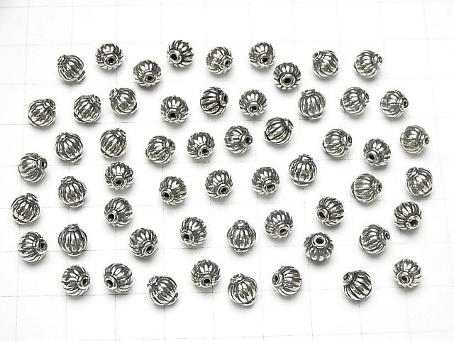 Silver925 Design Beads 7x6x6mm 2pcs