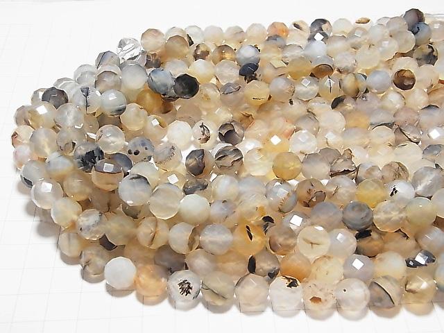 1strand $9.79! Montana Moss Agate AA ++ 64Faceted Round 10mm 1strand beads (aprx.15inch / 38cm)