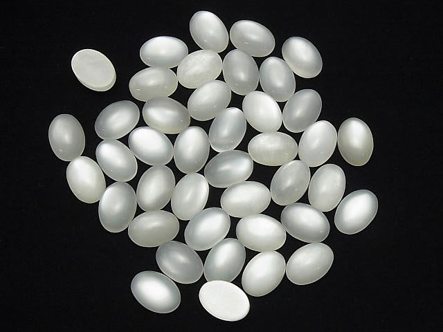 [Video]White Moonstone AAA Oval Cabochon 14 x 10 mm 3 pcs $9.79!