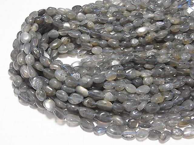 1strand $5.79! Labradorite AA++ Small Size Oval -Nugget  1strand beads (aprx.12inch/30cm)