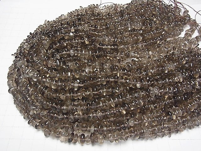 [Video] 1strand $4.79! Light Color Smoky Quartz AAA-Chips (Small Nugget) 1strand beads (aprx.15inch / 38cm)