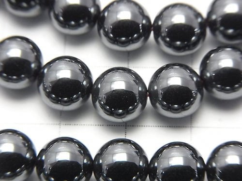 Sale!  Hematite  Round 8mm 1strand beads (aprx.15inch/38cm)