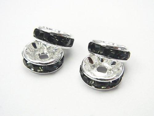 Asfor Roundel [Black Diamond x Silver] Flat 4-10 mm 100 pcs $9.79