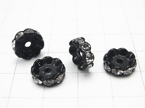 Asfor Roundel [Clear x Black2] Flower Shape 4-10mm 100pcs $8.79- !