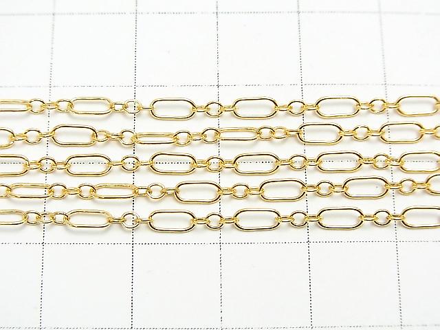 14KGF Figaro (Long and Short) Chain 2.5mm 10cm $3.79!