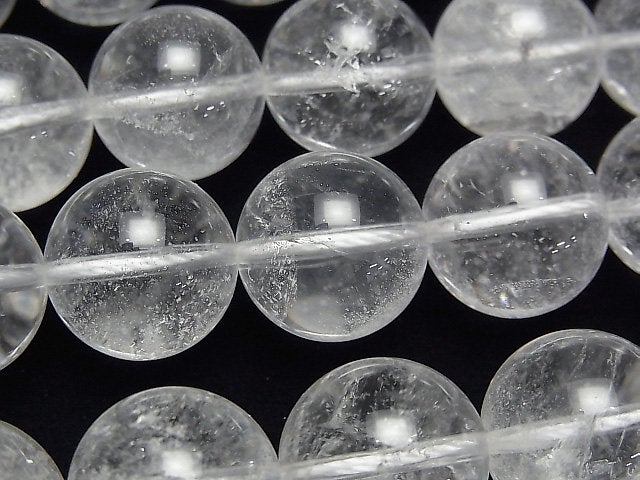 [Video] Himalayan Ice Quartz AA ++ Round 16 mm half or 1 strand beads (aprx.15 inch / 38 cm)