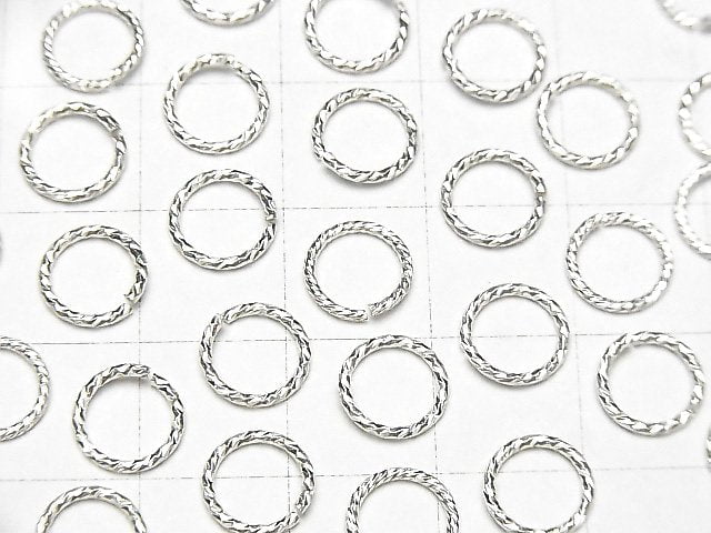 New size now available! Silver925 Jump Ring Glitter [4mm][5mm][6mm][7mm][8mm] 10pcs