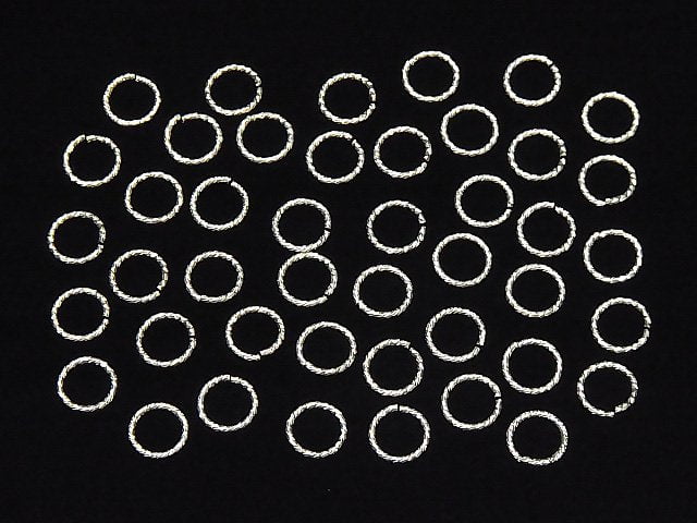 New size now available! Silver925 Jump Ring Glitter [4mm][5mm][6mm][7mm][8mm] 10pcs
