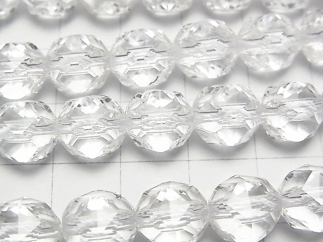 [Video] High Quality! Crystal AAA Star Faceted Round 10 mm 1/4 or 1strand beads (aprx.15 inch / 38 cm)