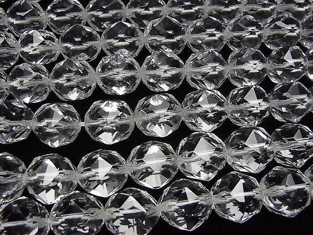 [Video]High Quality! Crystal AAA Star Faceted Round 14mm 1/4 or 1strand beads (aprx.14inch/35cm)
