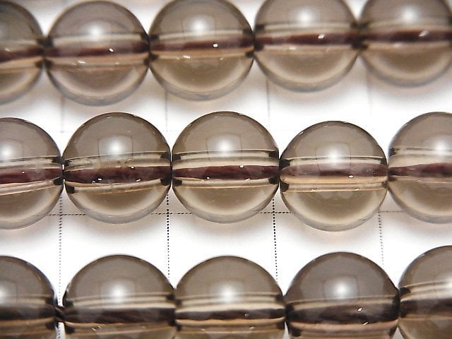Smoky Quartz AAA Round 10mm [2mm hole] half or 1strand beads (aprx.15inch/36cm)
