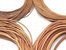 Europe Leather Code Round wire [1mm][1.5mm][2mm][3mm] Natural 1roll