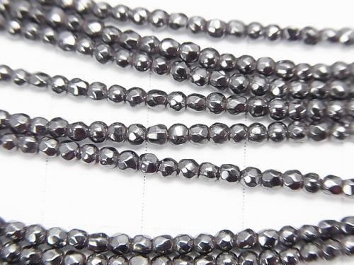 Magnetic!  1strand $8.79! Hematite  Faceted Round 2mm  1strand (aprx.15inch/38cm)