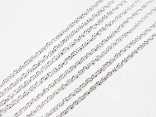 Silver925 Cable Chain 1.1mm Pure Silver Finish [38cm][40cm][45cm][50cm][60cm][75cm] Necklace 1pc
