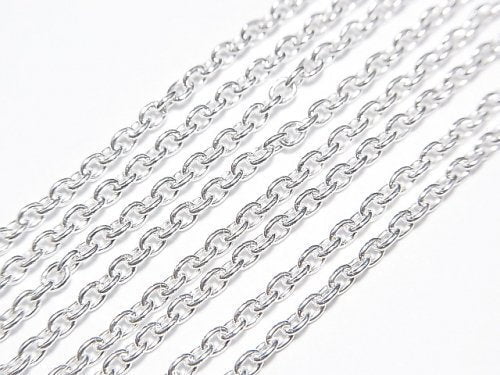 Silver925 Cable Chain 2.0mm Pure Silver Finish [40cm][45cm][50cm][60cm] Necklace 1pc