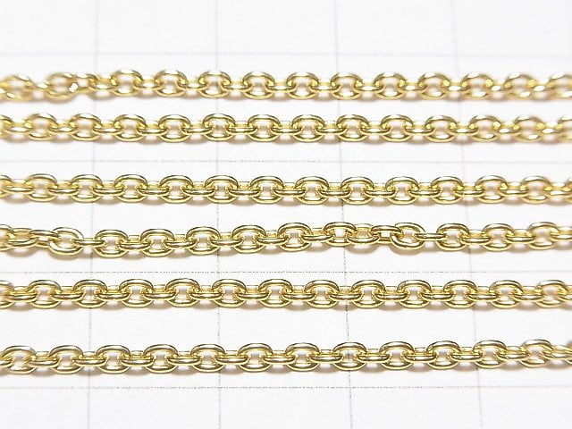 Silver925  Cable Chain  2.3mm 18KGP [18cm][38cm][40cm][45cm][50cm][60cm] 1pc