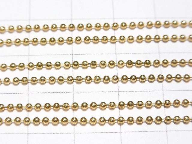 Silver925 Ball Chain 1.5mm 18KGP [38cm][40cm][45cm] Necklace 1pc