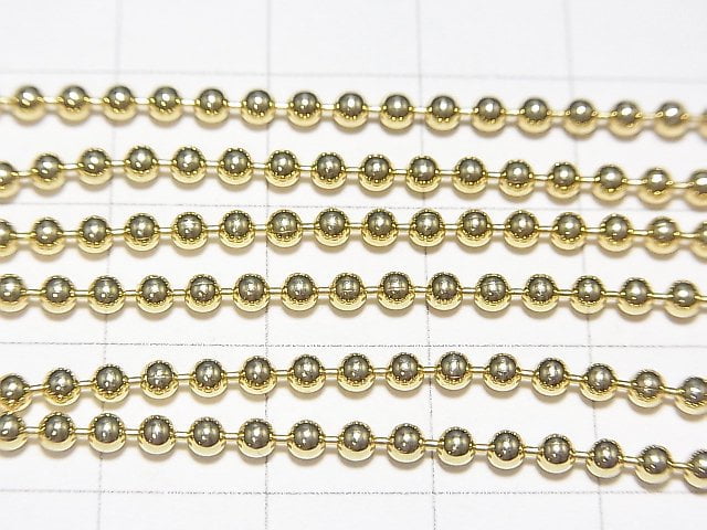 Silver925 Ball Chain 2.3mm 18KGP [38cm][40cm][45cm][50cm] Necklace 1pc