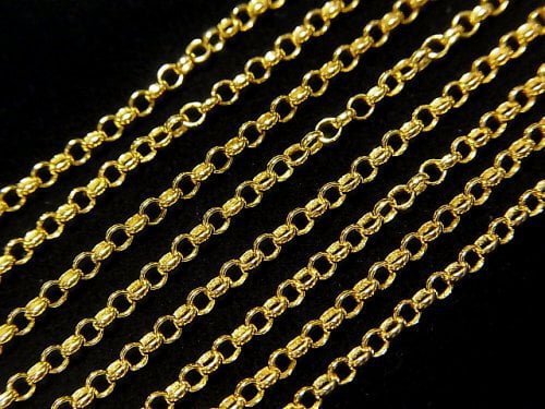 Silver925 Rolo Chain 2.0mm 18KGP [38cm][40cm][45cm][50cm][60cm] Necklace 1pc