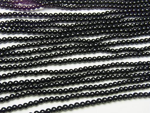 1strand $11.79! Black Spinel AAA Round 3mm 1strand (aprx.15inch / 38cm)