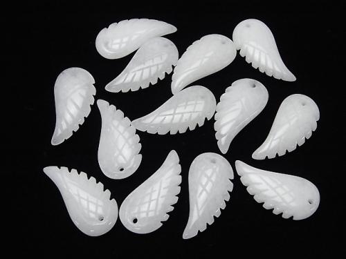 3pcs $4.79 White Jade Angel Wing [S] [M] [L] 3pcs