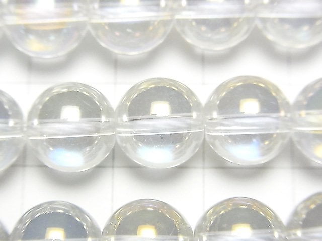 [Video] Aqua Crystal Round 10mm half or 1strand beads (aprx.15inch/38cm)