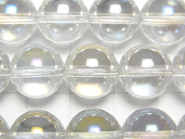 [Video] Aqua Crystal Round 12mm 1/4 or 1strand beads (aprx.15inch/37cm)