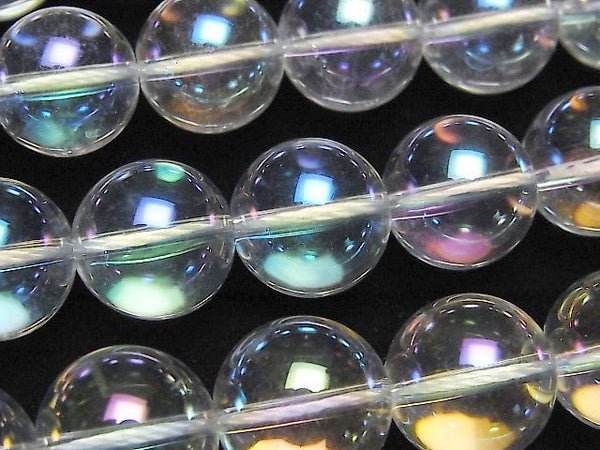 [Video] Aqua Crystal Round 14mm 1/4 or 1strand beads (aprx.15inch/36cm)