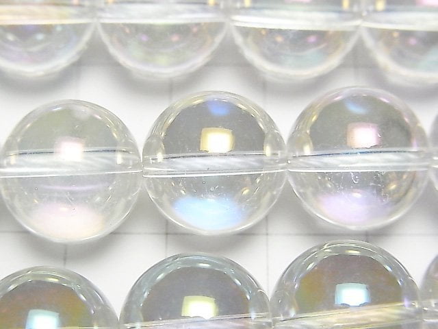 [Video] Aqua Crystal Round 14mm 1/4 or 1strand beads (aprx.15inch/36cm)