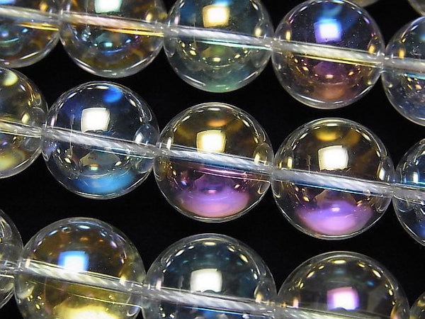 [Video]Aqua Crystal Round 16mm 1/4 or 1strand beads (aprx.15inch/38cm)